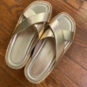 Stuart Weizmann sandals never worn. Perfect condition size 7.